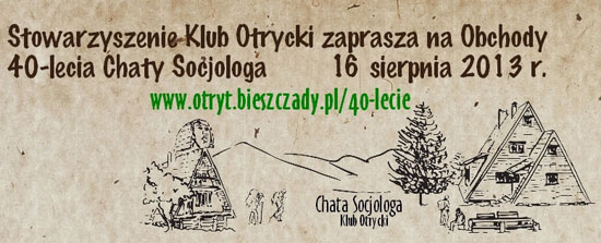40 lecie chaty socjologa - plakat