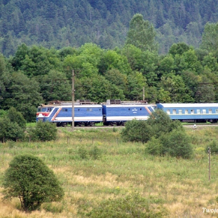 beniowa2004c Beniowa, pociąg po stronie ukraińskiej, 2004 (foto: P. Szechyński)