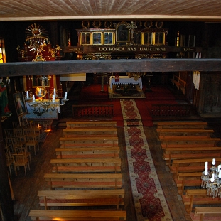 DSC_0043 Czarna, cerkiew, widok z chóru, 2009 (foto: P. Szechyński)