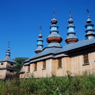DSC_003444 Komańcza, cerkiew prawosławna, stan na 08.2017 (foto: P. Szechyński)