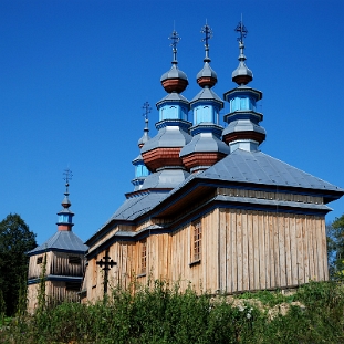DSC_003555 Komańcza, cerkiew prawosławna, stan na 08.2017 (foto: P. Szechyński)