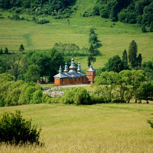 komancza2019a Komańcza, cerkiew prawosławna, czerwiec 2019 (foto: P. Szechyński)