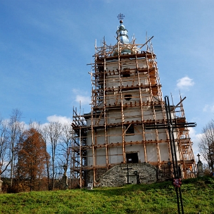 smolnik2013l Smolnik nad Osławą, cerkiew w trakcie remontu, jesień 2013 (foto: P. Szechyński)
