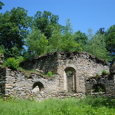 Berezka, cerkiew w ruinie