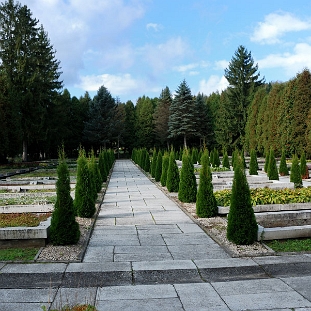 03d Cmentarz wojskowy żołnierzy polskich i radzieckich w Baligrodzie, 2014 (foto: P. Szechyński)