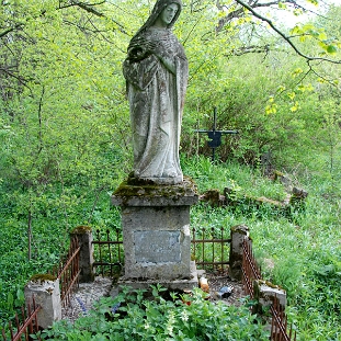 kalnica2009d Kalnica, cmentarz, rok 2009, grób Marii Kasztaniukowej (foto: P. Szechyński)
