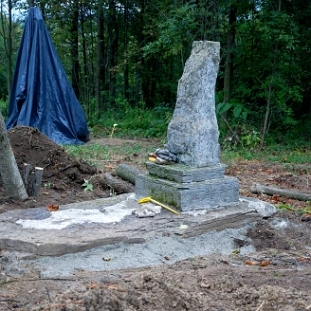 lipie5 Lipie, cmentarz podczas remontu - obóz Magurycza, 08.2017 (foto: P. Szechyński)