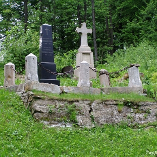 szczawne2005c Szczawne, grób Maksymiliana i Celestyny Groblewskich, 2005 (foto: P. Szechyński)