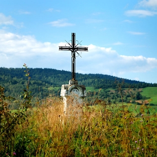 bystre2010a Lipie - Bystre, krzyż przydrożny, 2010 (foto: P. Szechyński)