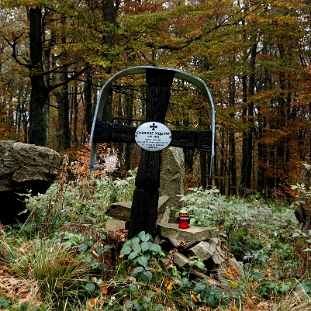 cmwoj2013a Krzyż, cmentarz wojskowy z I wojny pod Chryszczatą, 2013 (foto: P. Szechyński)