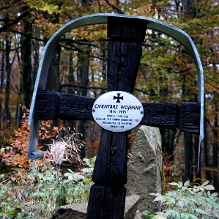 cmwoj2013b Krzyż, cmentarz wojskowy z I wojny pod Chryszczatą, 2013 (foto: P. Szechyński)
