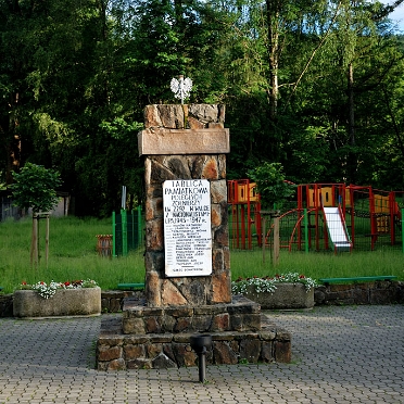Miejsca pamięci Bieszczadzkie pomniki, cokoły, pamiątkowe głazy oraz inne miejsca upamiętniające różnego rodzaju wydarzenia