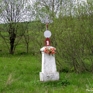 radoszyce2005a Radoszyce , krzyż z 1931r. przy dawnym trakcie węgierskim, 2003 (fot. P. Szechyński)