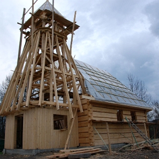 wmichowa2009g Wola Michowa, kościół rzymskokatolicki w budowie, 2009 (foto: P. Szechyński)