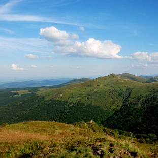 bukowe2018i Bukowe Berdo, widok ze szczytu w kierunku wschodnim (foto: P. Szechyński)
