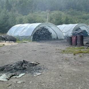 balnica2003b Balnica, wypał węgla w roku 2003 (foto: P. Szechyński)
