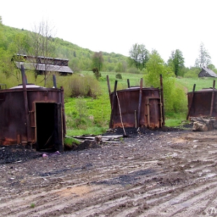 tyskowa2005a Tyskowa, wypał węgla, 2005 (foto: P. Szechyński)