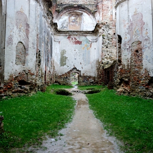 zagorz2014a Zagórz, ruiny klasztoru, 2014 (foto: P. Szechyński)
