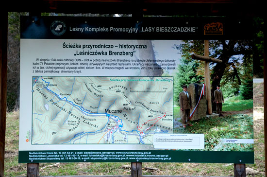 Brenzberg - tablica ścieżki