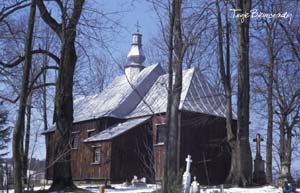 Czarna - drewniana trójdzielna unicka cerkiew