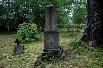 Cmentarz w Dźwiniaczu Górnym, nagrobek Anny Iwańczukowej