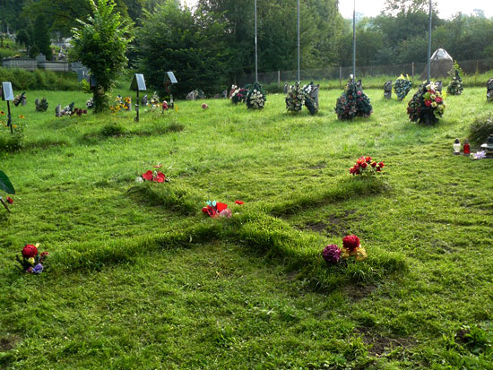 cmentarz wojenny w Lesku