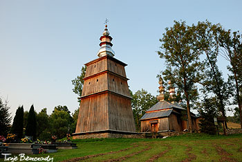 Dzwonnica i cerkiew w Turzańsku