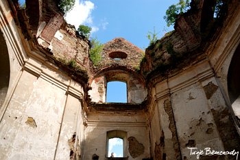 Zagórz - ruiny klasztoru