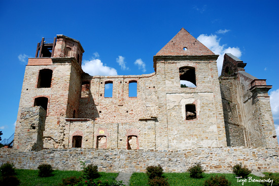 ruiny klasztoru w zagórzu, wieża