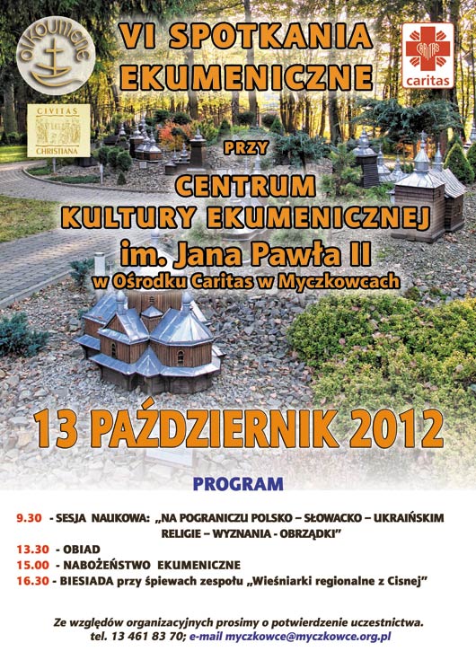 plakat Vi spotkania ekumeniczne