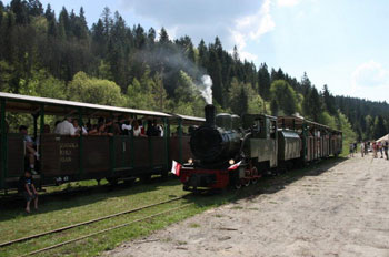 Inauguracja sezonu 2012 w Majdanie. Parowóz Las