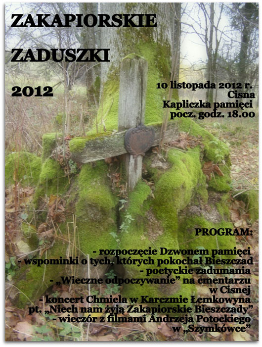 Zakapiorskie Zaduszki 2012 - plakat