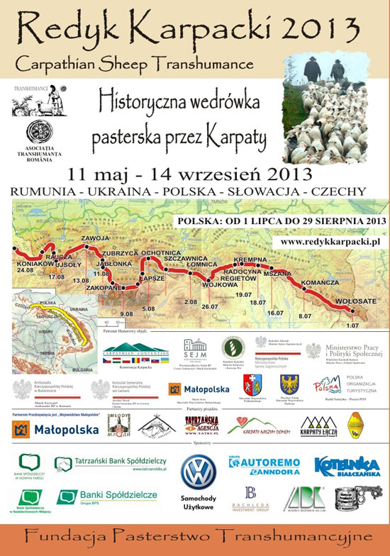 redyk w Bieszczadach - plakat