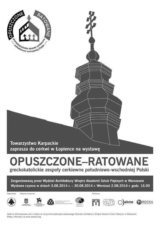 oipuszczone - ratowane, plakat wystawy