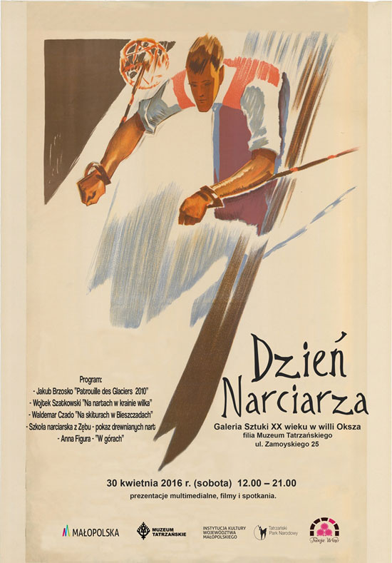 dzień narciarza - plakat