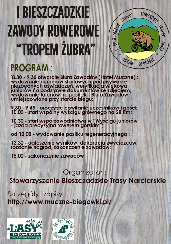 Tropem żubra - plakat