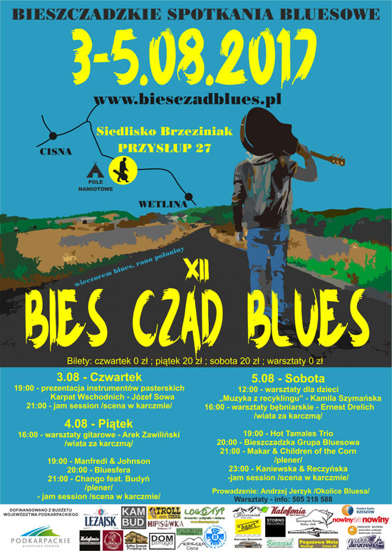 Bies czad Blues - plakat