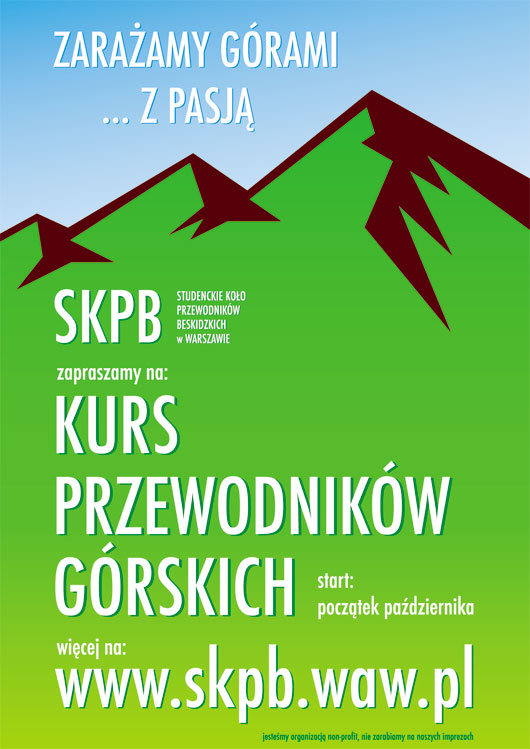 Kurs przewodnicki SKPB - plakat
