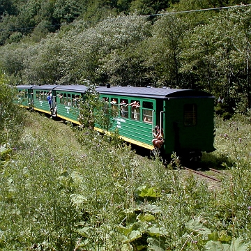 kolejka2003f Bieszczadzka Kolejka Leśna, Solinka, 2003 (foto: P. Szechyński)