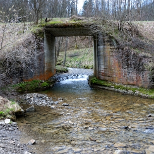 kolejka2010f Bieszczadzka Kolejka Leśna, Mików, wiadukt kolejki w drodze na tzw. górny skład, 2010 (foto: P. Szechyński)