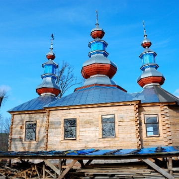 komancza2009a Komańcza cerkiew, rok 2009 (foto: P. Szechyński)