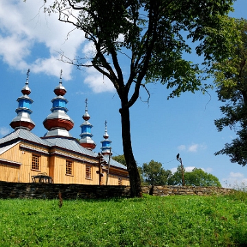 komancza2010b Komańcza, cerkiew prawosławna, stan na 08.2010 (foto: P. Szechyński)
