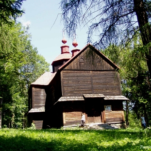 moczary4 Moczary, cerkiew greckokatolicka z 1919 r., obecnie kościół, 2006 (foto: P. Szechyński