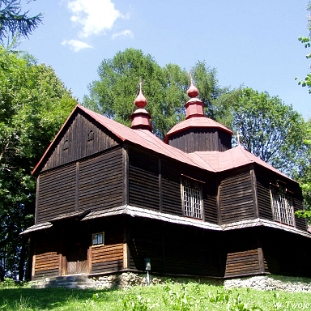 moczary5 Moczary, cerkiew greckokatolicka z 1919 r., obecnie kościół, 2006 (foto: P. Szechyński)