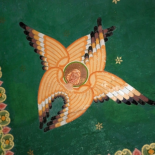 polana5 Cerkiew pw. św. Mikołaja z 1790r. w Polanie, polichromia, Serafin, 2011 (foto: P. Szechyński)