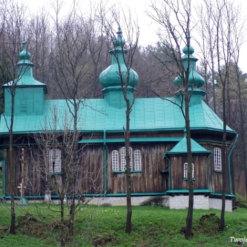 szczawne2008a Szczawne, cerkiew greckokatolicka z lat 1888-1889, obecnie cerkiew prawosławna, 2008 (fot. P. Szechyński)