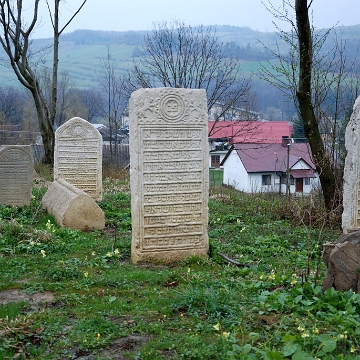 DSC_0268 Baligród, kirkut, macewy, 2010 (foto: P. Szechyński)