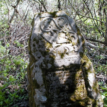 P1010014 Baligród, kirkut, stan przed remontem, 2003 (foto: P. Szechyński)