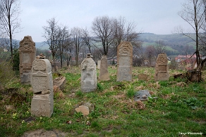 DSC_0255 Baligród, kirkut, macewy, stan na rok 2010 (foto: P. Szechyński)