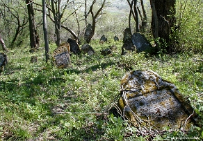 P1010012 Baligród, kirkut, stan przed remontem, 2003 (foto: P. Szechyński)